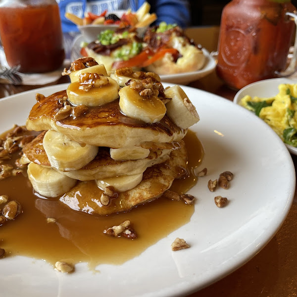 GF Bourbon Street Pancakes, from Another Broken Egg