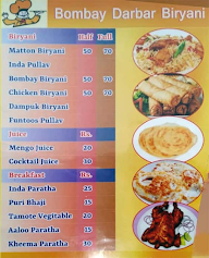 Bombay Darbar Biryani menu 4