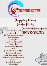 Chopping Chows menu 3