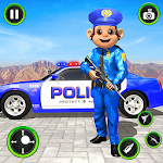 Cover Image of Baixar US Police Monkey Rope Hero:Police Shooting Attack 1.0 APK