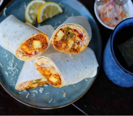 Paneer Patty Wrap