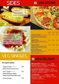 Yours Pizza menu 1