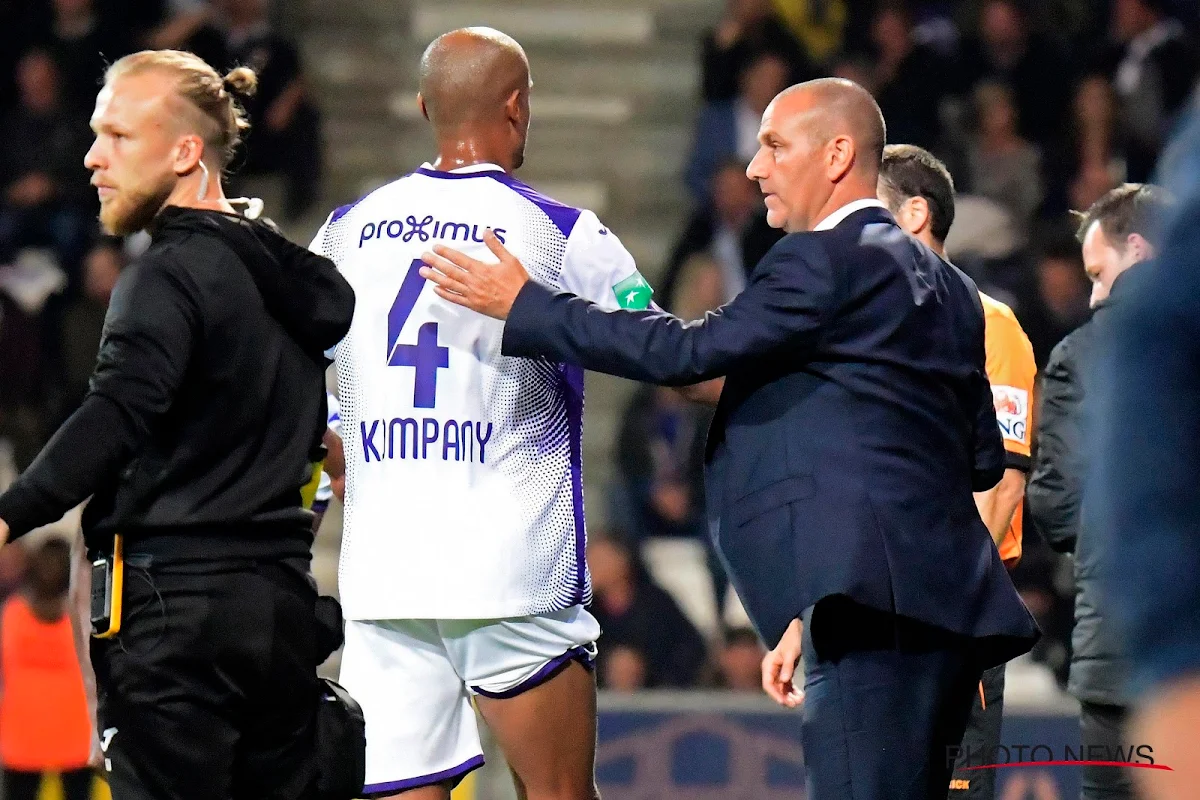 Het houdt niet op voor Anderlecht: Kompany moet nog voor het half uur naar de kant tegen Beerschot