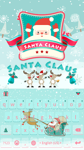 SantaClaus Emoji KeyboardTheme