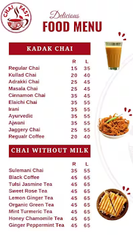 Chai Fast menu 1