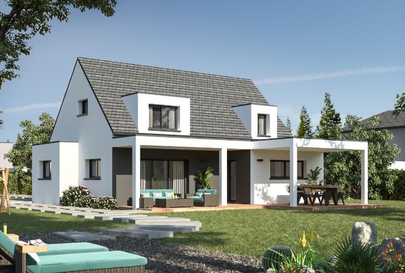  Vente Terrain + Maison - Terrain : 612m² - Maison : 137m² à Ploudalmézeau (29830) 