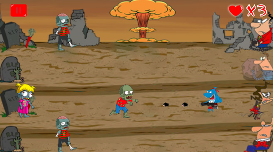 SantaShark vs. Zombies(圖5)-速報App