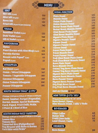 Chennai Idlees menu 2