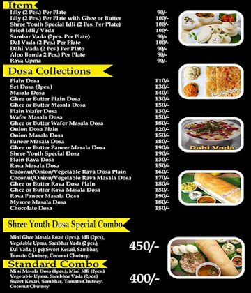 Southy Dosa Festival menu 