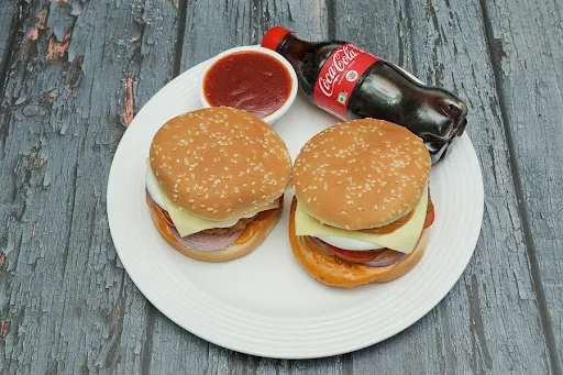 2 Chili Cheese Burger And 250ml Cold Drink
