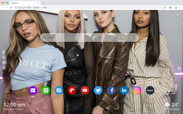 Little Mix New Tab Page HD Singer Themes