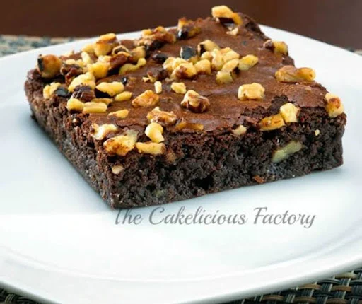 Eggless Walnut Brownie