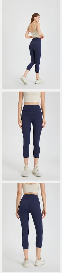 Kadın Yoga Pantolonu Yüksek Bel Cropped Fitness ve Antrenman İçin Mükemmel Rahat ve Nefes Alabilen Tasarım