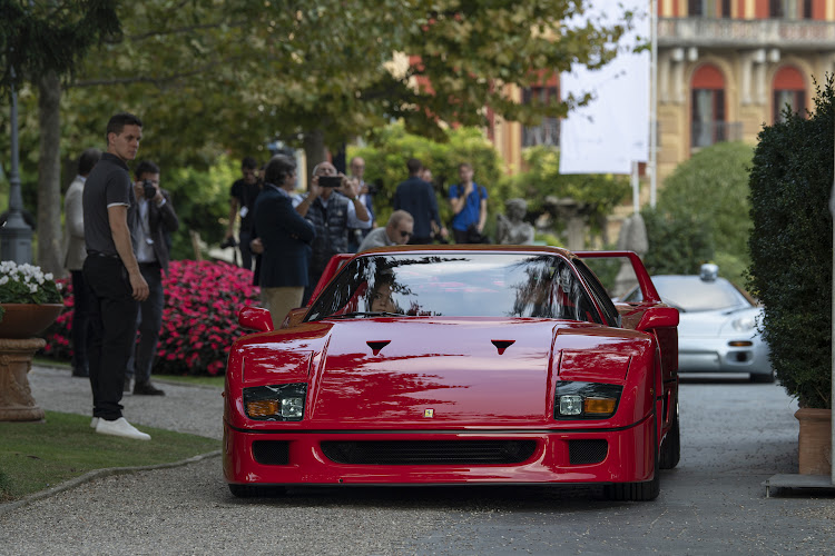 The Ferrari F40 took the honour of most iconic car at the show.