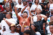 Grace Bible Church congregants gathered on Good Friday at the Orlando Stadium in Soweto.