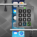 Cover Image of ดาวน์โหลด Metal Door lock Screen 1.0 APK