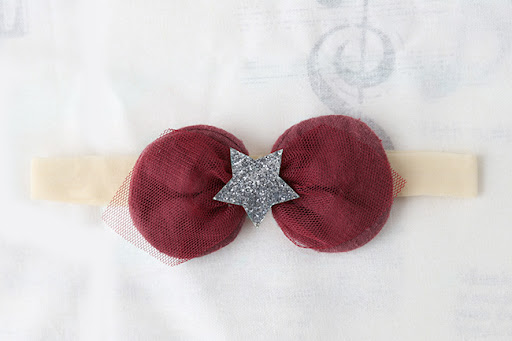 Title 3, Star bow baby headband, soft and adorable, perf...