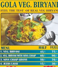 Gola Veg Biryani menu 1