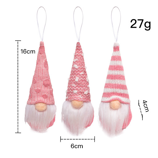 Title 2, Christmas Decorative Knitted Faceless Old Man P...
