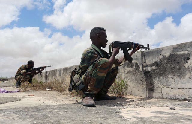 Members of Somali Armed Forces.