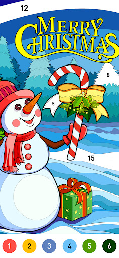 Screenshot Christmas Winter Coloring Book