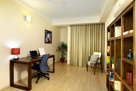 Comfy living area at DLF Epitome Apartments