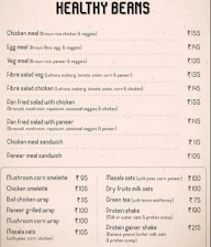 Burger Beans menu 1