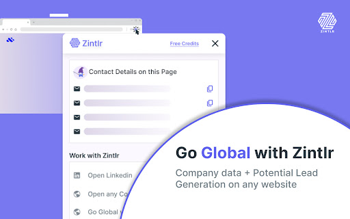 Zintlr: The ultimate B2B prospecting tool.