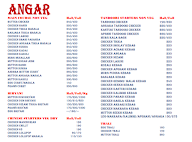 Angar Kitchen menu 1