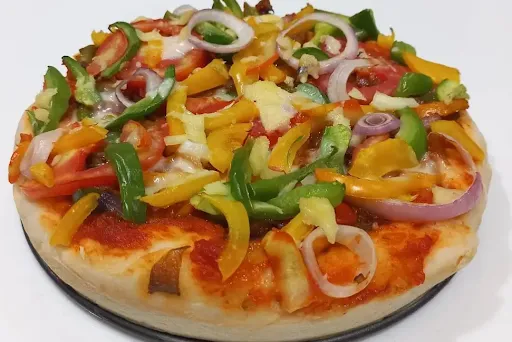 Cheesy Capsicum Pizza [6 Inches]