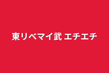 東リべマイ武  エチエチ