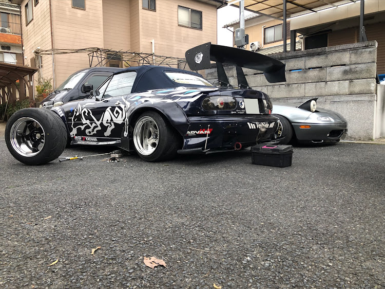 ロードスターの深夜の高速ドライブ・楽しい話しは尽きない・平成街道レーサーsに関するカスタム事例の投稿画像4枚目