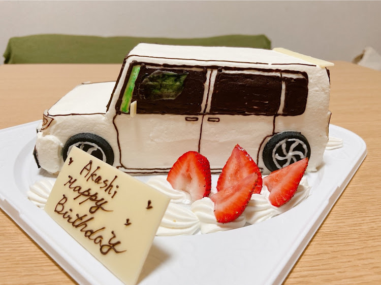 タントカスタムの愛車ケーキ・誕生日ケーキに関するカスタム事例の投稿画像3枚目