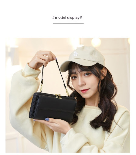 Title 8, Anti-Theft Credit Card Touch Screen Phone Bag A...
