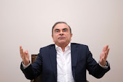 Former Nissan Motor CEO Carlos Ghosn speaks during a group interview for Japanese media on January 10 2020 in Beirut, Lebanon.