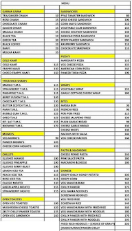 Chai Vaai Cafe menu 2