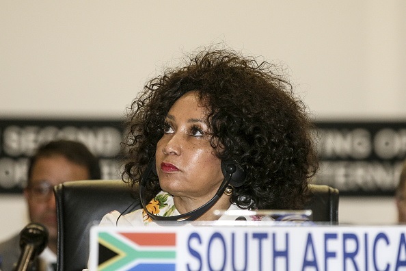 South Africa's Foreign Minister Lindiwe Sisulu .