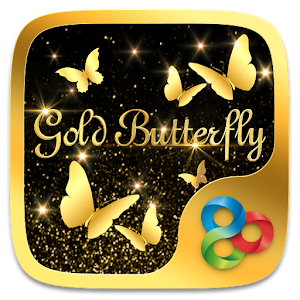 Download GoldButterflyGO Launcher Theme For PC Windows and Mac