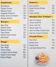 Let Night Dinner menu 3