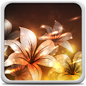 Glowing Flowers Live Wallpaper icon