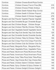 Kishore Chocos menu 3