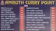 Amruth Curry Point menu 2