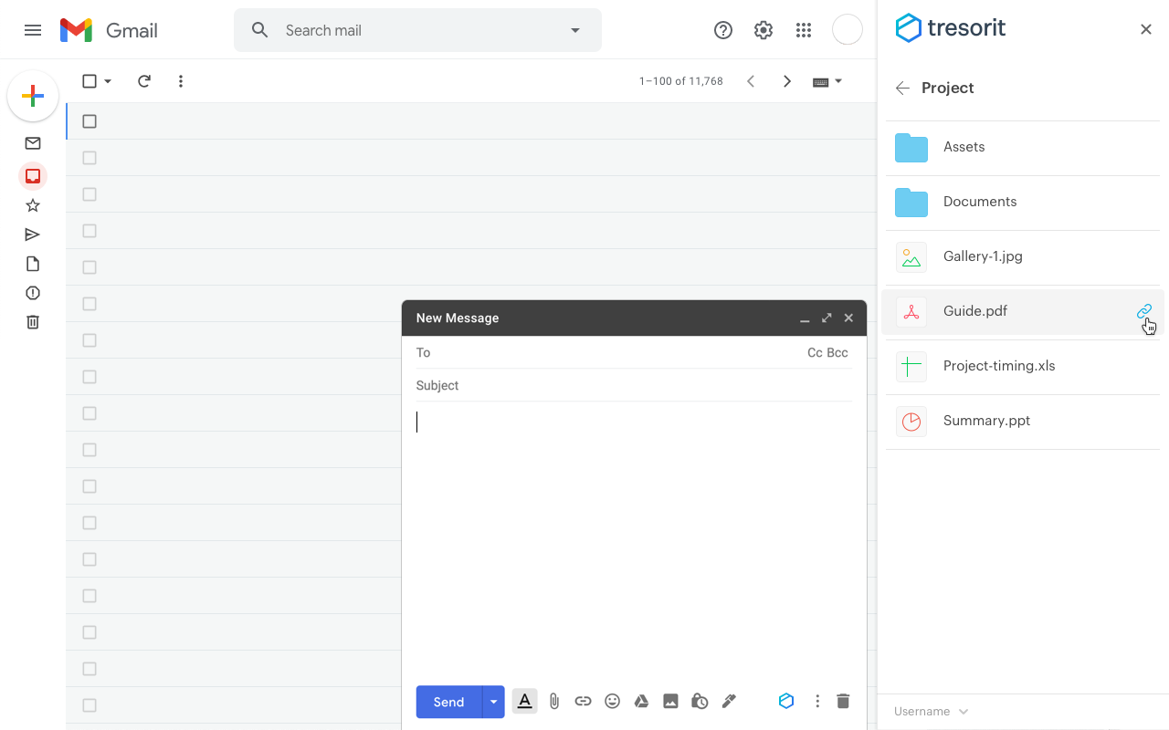 Tresorit for Gmail Preview image 9