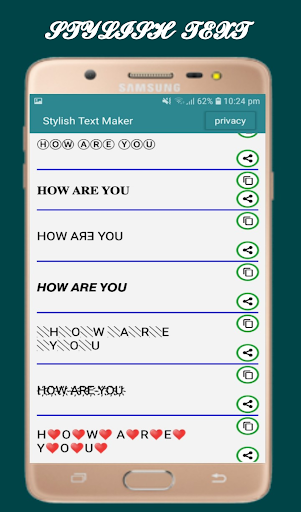 Stylish Text Editor and Stylish Number