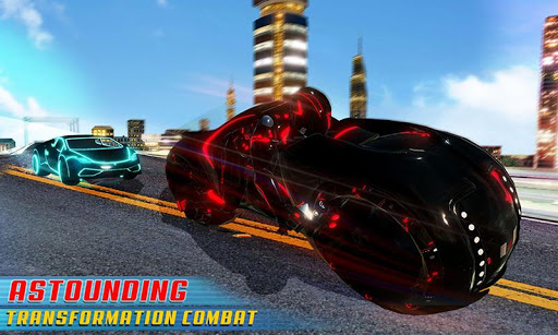 Light Bike Stunt Transform Car Driving Sim 2019