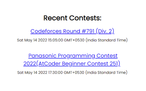 Coding Contest