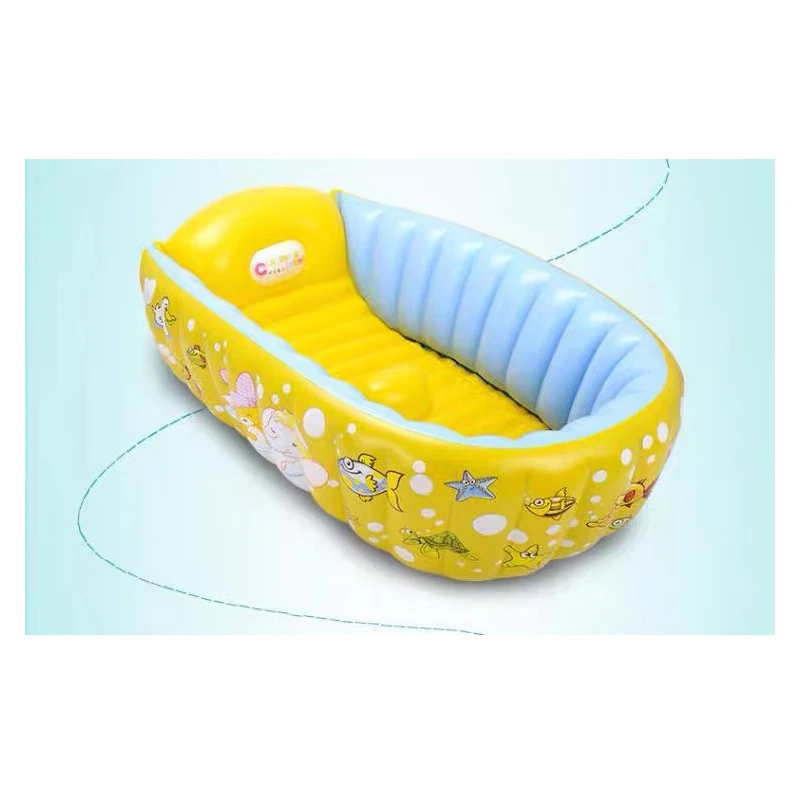 Opblaasbare thermisch geïsoleerde babyzwemmmer, houdt water warm, ideaal voor binnen en buiten, veilig en comfortabel voor uw baby.