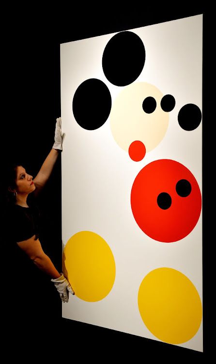 Contemporary artist Damien Hirst's interpretation of Mickey Mouse.