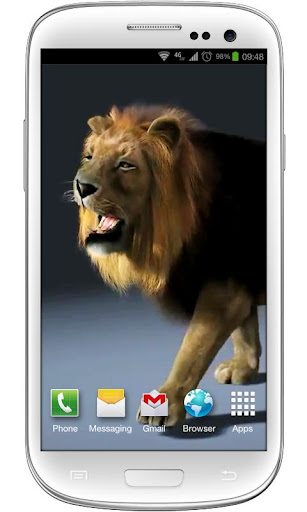 Lion Roaring Live Wallpaper