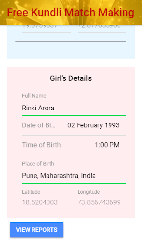 Free Kundli Match Making